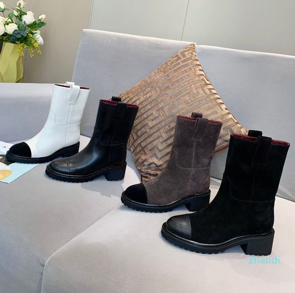 

black and white chunky platform boots leather lace-up shoes combat boot chains buckle low heel martin booties ankle luxury designers brands
