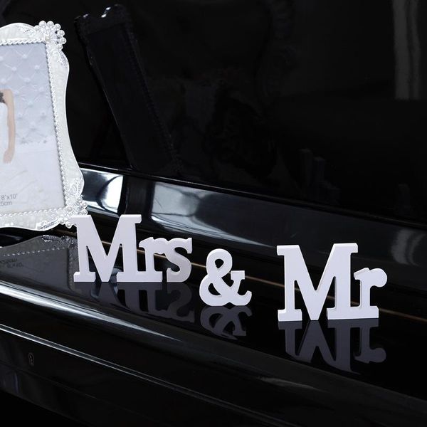 

sashes mr & mrs letters table alphabet decoration party home decorations decor diy handcrafts ornaments wedding crafts supplies