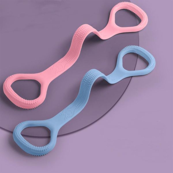 

resistance bands fitness yoga pulling rope with non-slip bumps massage palm expander sport training accessory portable equipment