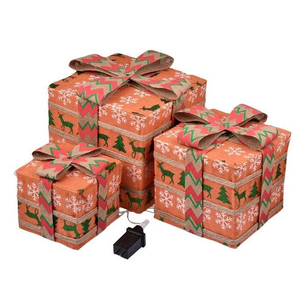

gift wrap christmas lighting box cookies candy bag classic design more bright decoration for home year xmas ornaments