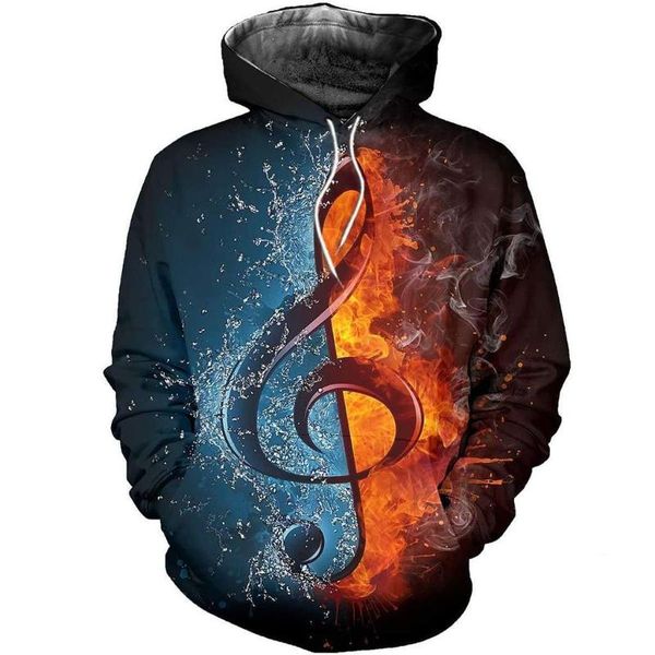 

men's hoodies & sweatshirts staff notes 3d printed men women hoodie sweatshirt zipper pullover casual streetwear jacket s-1144, Black