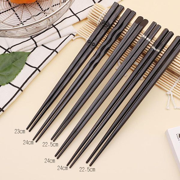 

chopsticks 1 pair sushi non-slip stick reusable chinese tableware gift kitchen tool