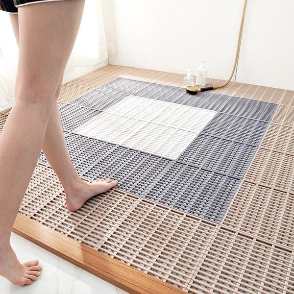 

bath mats 1pcs 30x30cm room bathroom carpet soft pvc non-slip foot massage 5 colors for choose combination