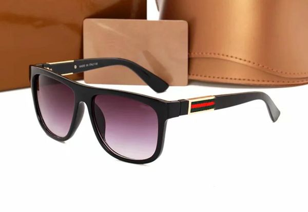 

luxury desinger square sunglasses with stamp uv400 full frame sunglasses for women men fashion accessories f619, Silver