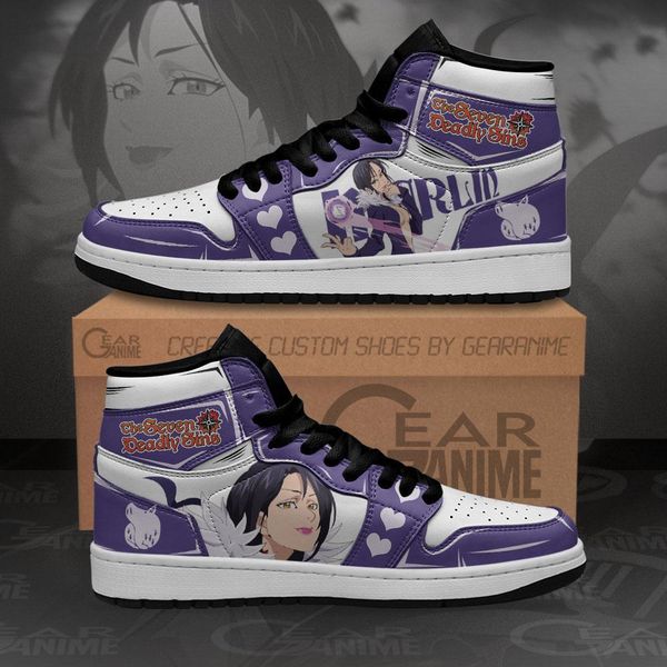

seven deadly sins merlin sneakers anime custom shoes