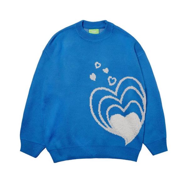 

men's sweaters autumn winter pullovers men clothes fashion oversize sweater knitted hearts jumpers casual knitwears, White;black