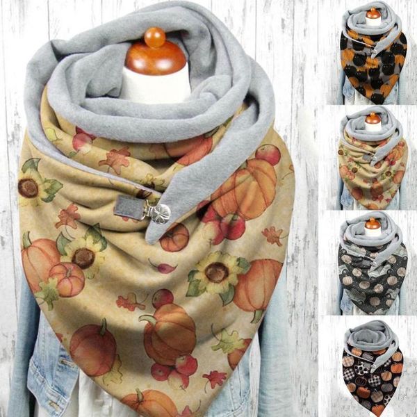 

scarves scarf print practical winter shawls women stylish, Blue;gray