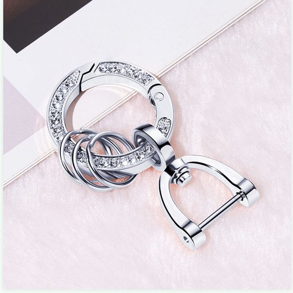 

men's and women's lovely net red key chain diamond car goddess key230l, Silver