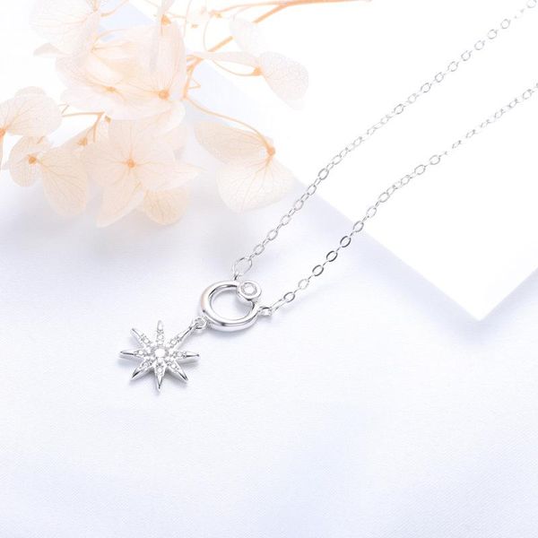 

chains s925 sterling silver meteor meter necklace