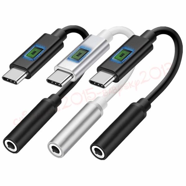 

type c earphone adapter to 3.5mm jack earphone audio conversion headphone plug covertor adapter for samsung xiaomi smart phone