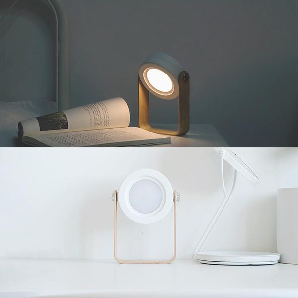 

1pc creative retractable lantern lamp new bedroom usb charging lamp child eye protection reading led folding touch table