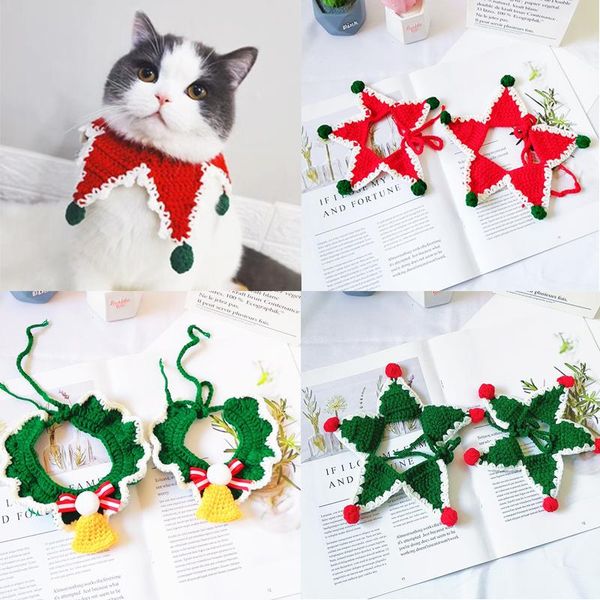

cat costumes adorable accessories for christmas sweet dog collar with bell pet scarf kittens cute kitty puppy necklace yorkie chihuahua