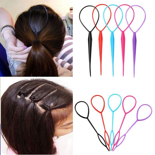 

hair accessories 2pcs multifunctional bun maker diy tool ponytail makers women girls plate pull pins