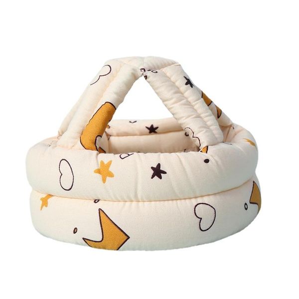 

caps & hats baby anti-fall head protection pad toddler cap anti-collision for born accessories infant safety protective helmet, Yellow