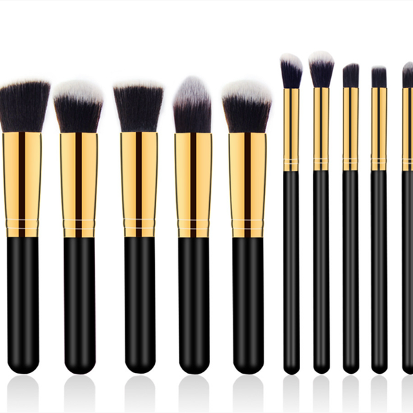 

makeup brushes set 10pcs/lot cosmetics tool professional make up brush powder foundation eye-shadow