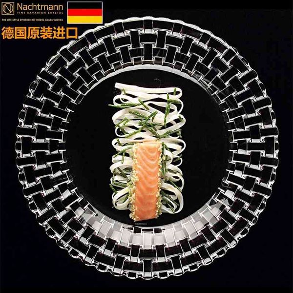 

germany nachtmann crystal glass bucket fruit vegetable salad dessert snack plate