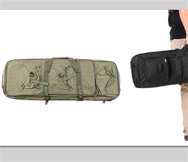 Mochila de caça ao ar livre sacos militares espingarda rifle quadrado carregam saco tático caixa de proteção de arma 95cm / 37.4 
