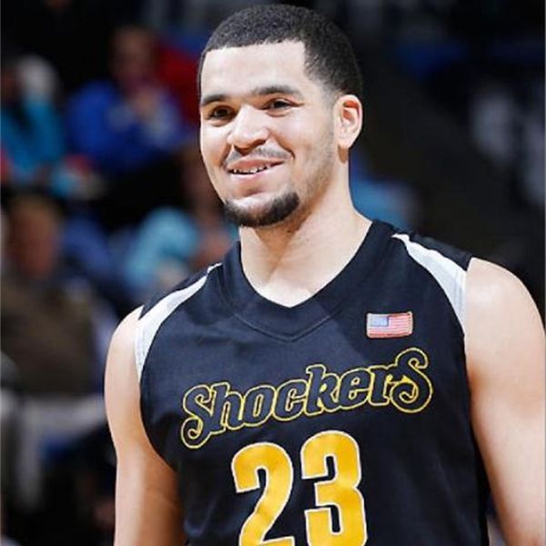 

goodjob men youth women vintage wichita state shockers fred vanvleet #23 basketball jersey size s-6xl or custom any name or number jersey, Black