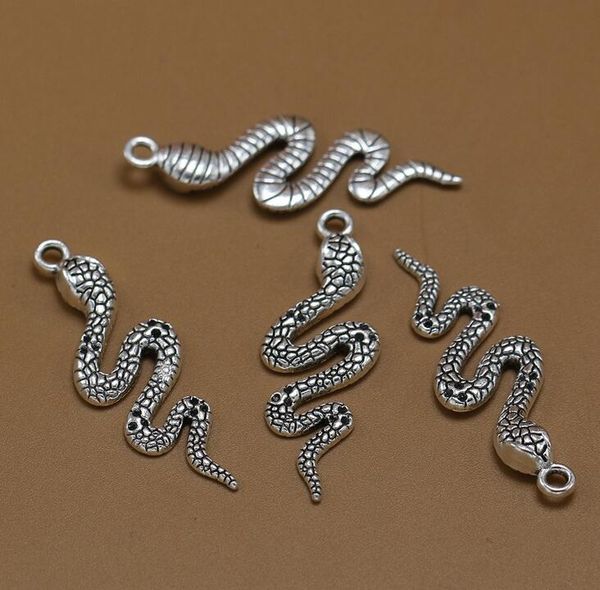 

new chrismas gift for girl lady snake earrings kit animal snake dangle earrings snake wave drop earrings for women fashion jewelry, Bronze;silver