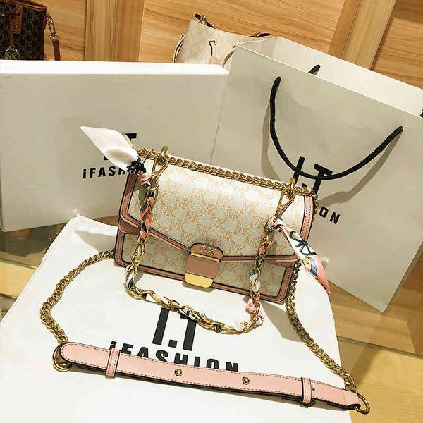 

bags handbag hands armpit trend 2021 light luxury minority dionysian chain small square bag fashion single shoulder messenger women's a, Black;red