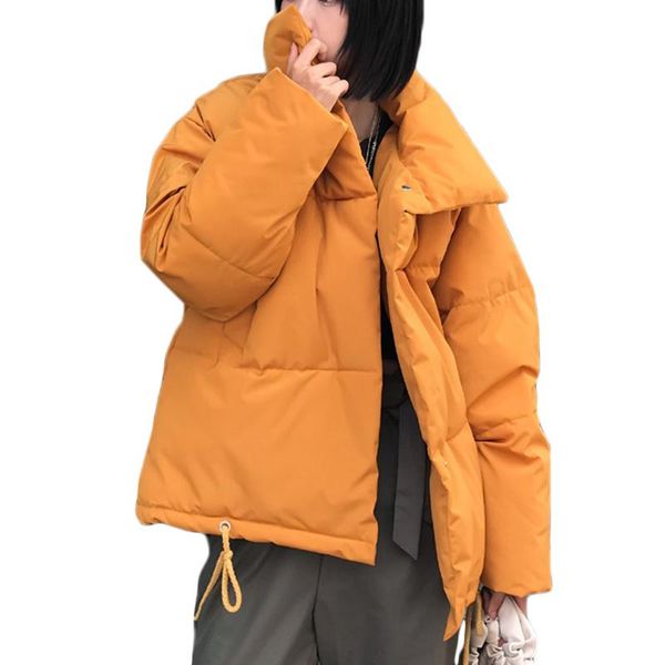 

new women winter coat 2021 female warm down cotton jacket women's korean bread service wadded jackets parkas female jacket coats, Black