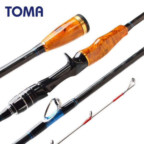 

toma saltwater sea spinning fishing rod jigging 1.8m 2.1m 2 section lure 50-180g fast action boat jigging fishing casting rods