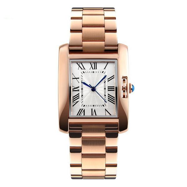 

new casual women quartz watch elegant fashion watches 3bar waterproof stainless steel strap rose gold wrist watch, Slivery;brown