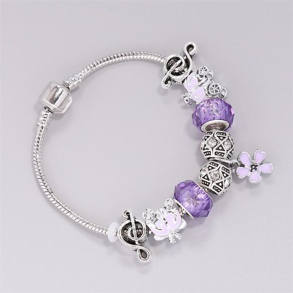

charm bracelets 5 color creative beaded bracelet women girls christmas jewelry vintage gift, Golden;silver