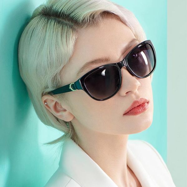 

sunglasses 2021 design cat eye polarized men women lady elegant sun glasses female driving eyewear, White;black