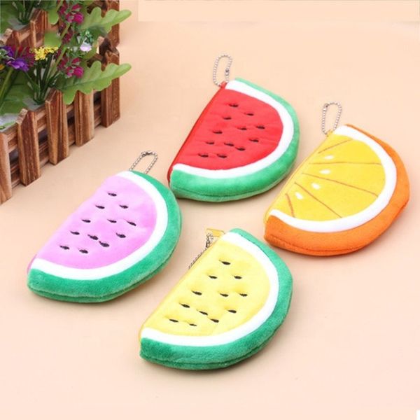 

plush fruit pencil pouch mini storage bag watermelon coin purse pouches 1221463