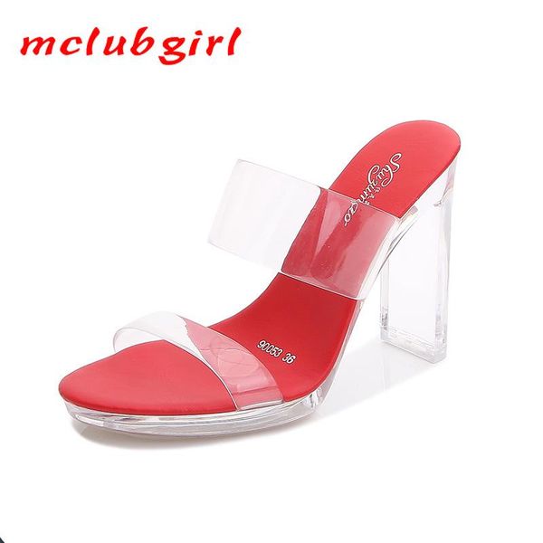 

sandals mclubgirl 2021 women catwalk shoes stiletto black platform 11cm high heel for summer lfd-9053-6