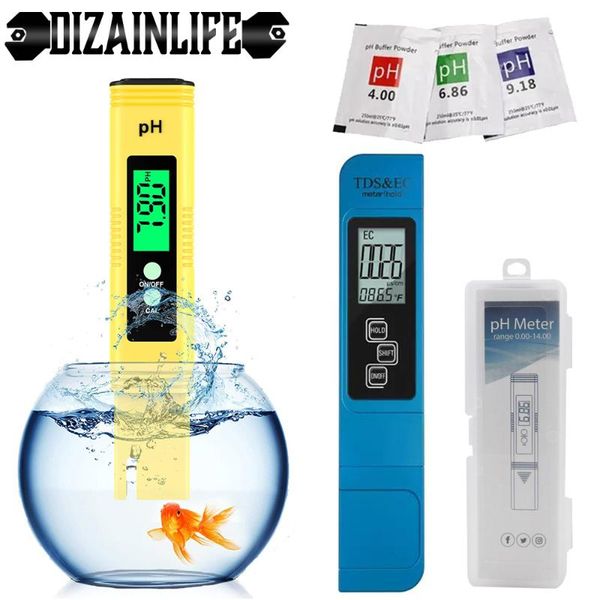 

meters 0.01 digital lcd ph tds ec meter pen for water quality tester aquarium pool temp automatic calibration purity ppm