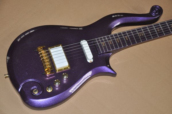 

metal purple prince cloud guitar electric guitar symbol inlaid hand