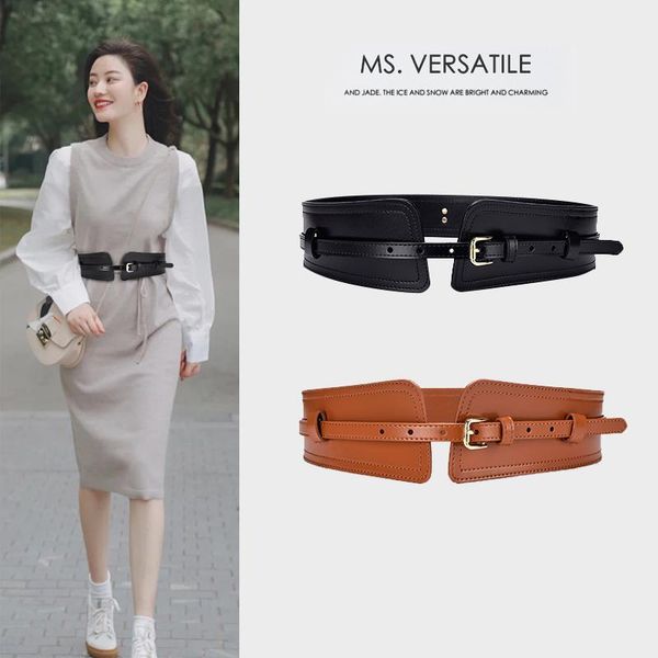 

belts women belt luxury genuine leather waistband female fashion designer jeans buckle strap lady 2021, Black;brown