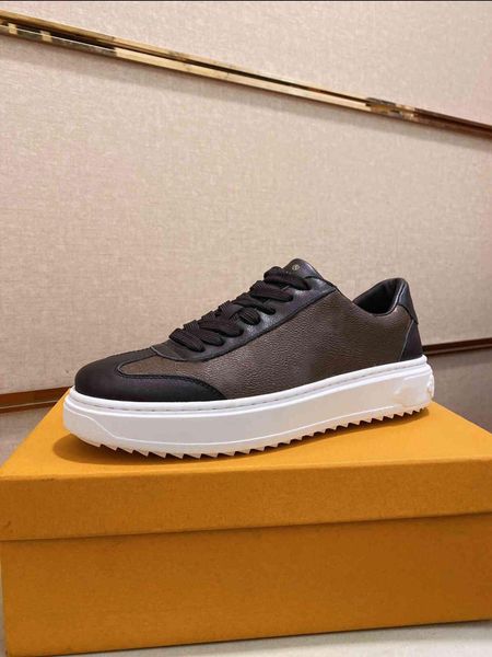 

2021 men casual shoes calfskin suede sneakers vintage genuine leather sneaker patchwok winter mens increase platform flat lace up print, Black;red