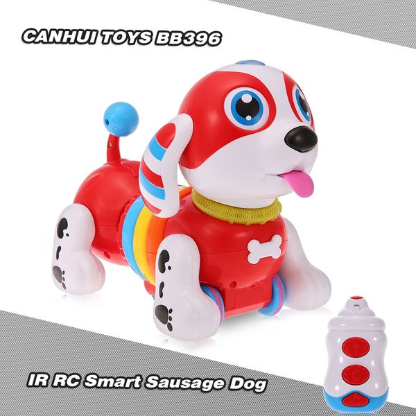 Mais novo Canhui Brinquedos BB396 IR RC RC Smart Selimage Cão Sing Dance Robot Robot Dog Eletrônico Pet Educacional Crianças Brinquedo Presente Para Crianças