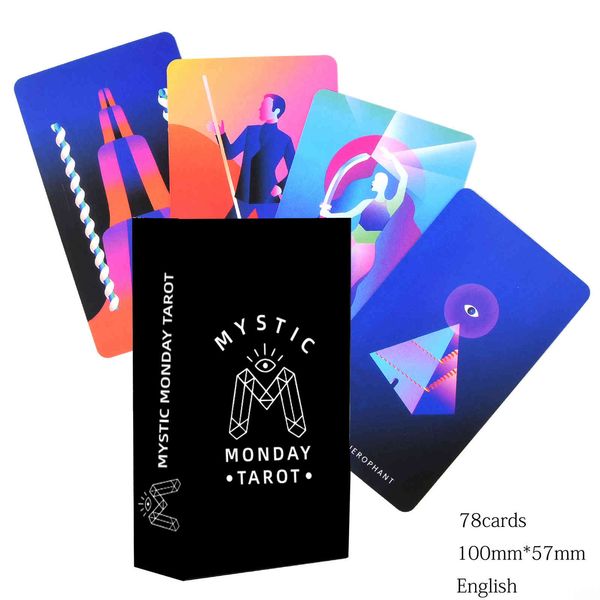 

78 cards mystic mondays tarot deck for beginners ot party game mystical divination english version