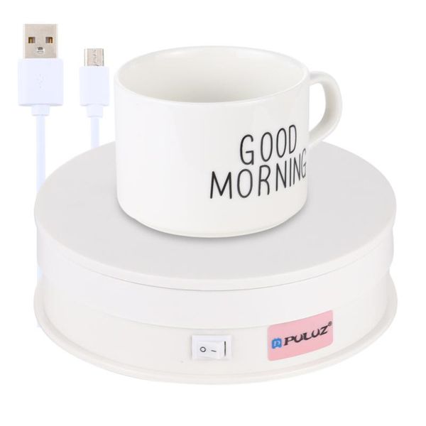 

motorized 6"/12" dia 360 rotation turntable display stand max load 15kg