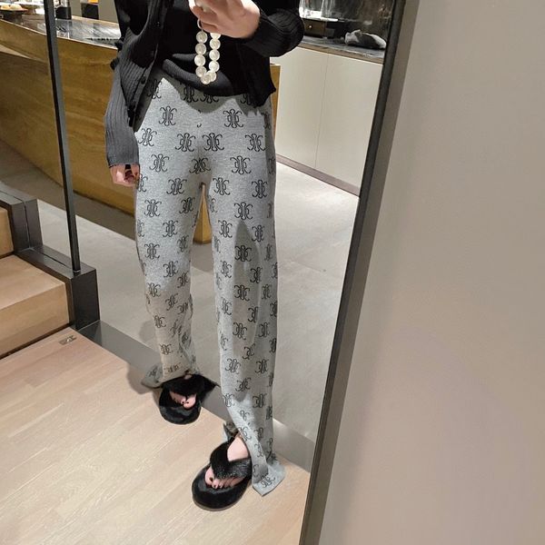 

ce2021ss autumn winter new product graffiti full letters, side fork metal buckle sweet hip lifting casual pants, White;black