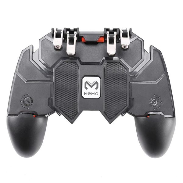 

game controllers & joysticks memo ak66 six finger all-in-one mobile gamepad for pubg gaming fire key button artifact games controller l