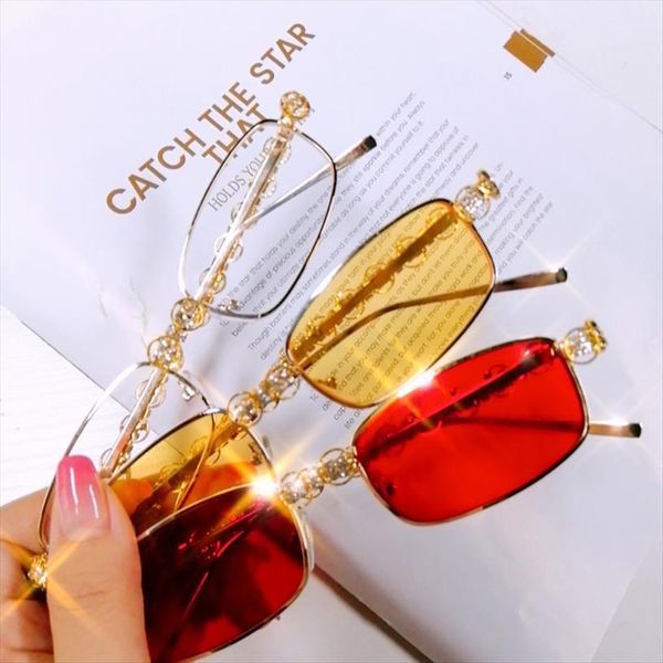 

diamond rectangle sunglasses women brand designer fashion square male glasses female eyeglasses clear lens uv400, White;black