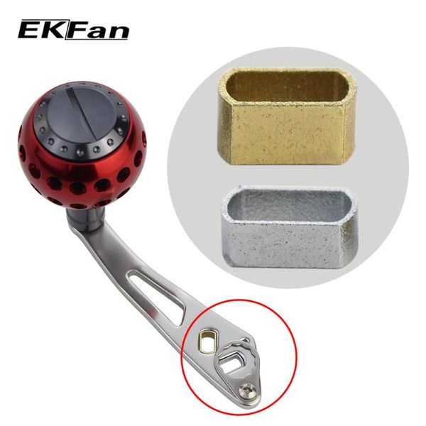 

baitcasting reels ekfan 3pcs 7*4mm fishing reel handle tube for assembly hole change 8*5mm to accessory tool
