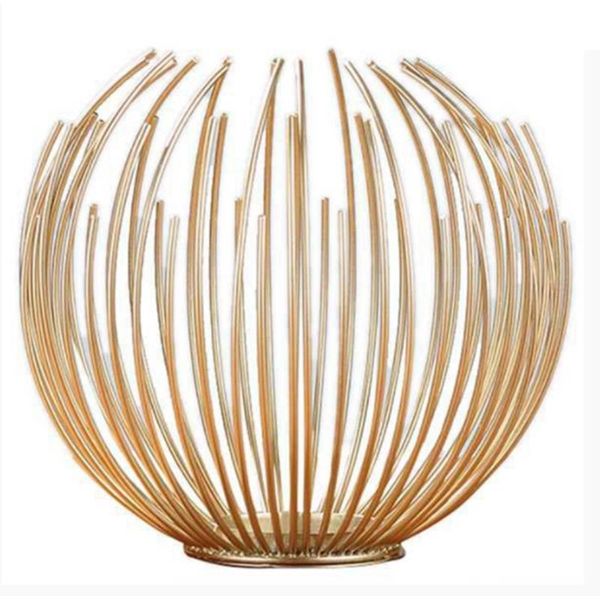 

candle holders gold geometric candlestick holder home decoration background craft decor