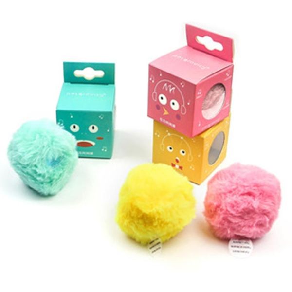 

cat toys lifelike animal chirping sounds furry ball kitten toy interactive kicker bite resistant kitty molar au19 21