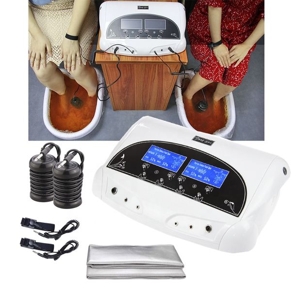 Fußmassagegerät Ionic Detox Foot Spa Machine Strong Ion Cleanse Feet Bath Machine für zwei Personen