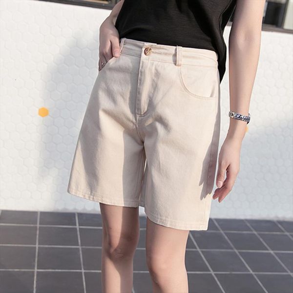 

summer fashion loose cotton womens shorts wide leg candy color casual plus size bottoms s 3xl, White;black