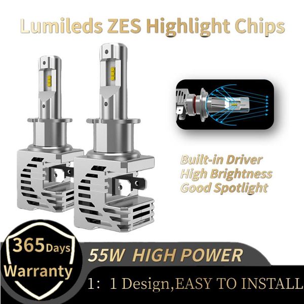 

car headlights h1 light 6000k 20000lm auto headlight bulb h3 h4 h7 h8 h9 h11 9005 9006 12v led lamp