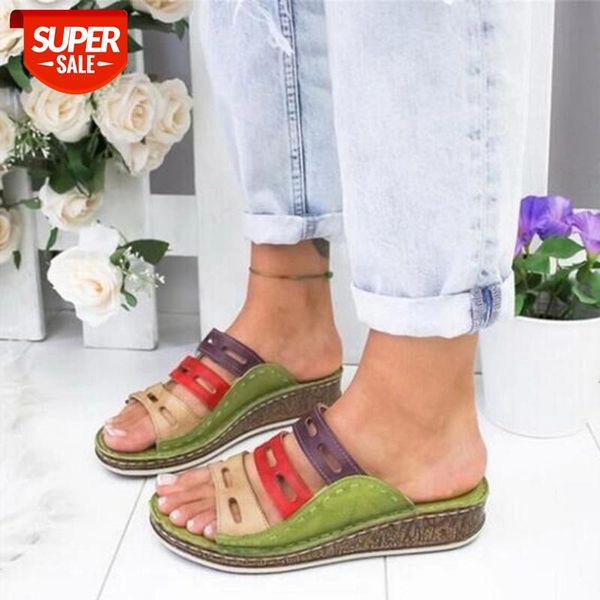

new women sandals summer fashion women shoes wedge sandals large size shoes woman roman beach sandalias mujer chaussure femme #1p7q, Black