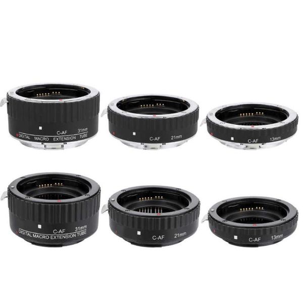 

lens adapters & mounts macro extension adapter tube auto focusing with 13mm 21mm 31mm rings set for ef/ef-s mount