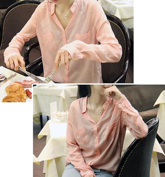 

women's t-shirt women fashion solid color loose casual shirt spring summer office ladies button cotton comfy street trendy cute long sl, White
